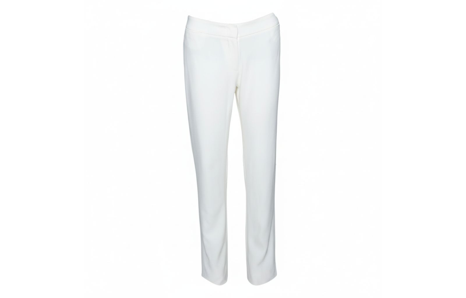 Pre-Owned Alexander Mcqueen Women's Crepe Straight Leg Trousers