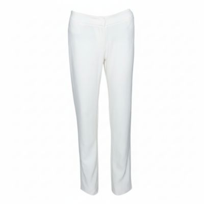 Pre-Owned Alexander Mcqueen Women's Crepe Straight Leg Trousers