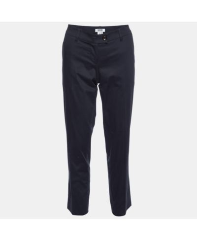Женские черные хлопковые брюки Moschino Cheap And Chic Tailored Trousers (б/у)