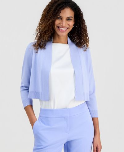 Kasper Women's Cropped Kissing Front Shrug