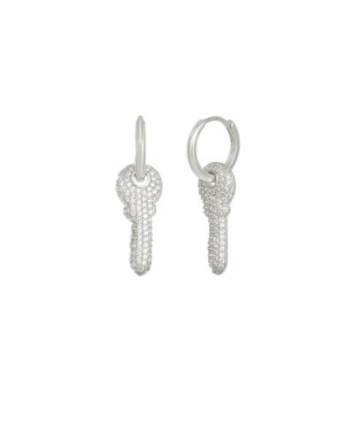 Серьги-кольцо Spero London Key Hoop Sterling