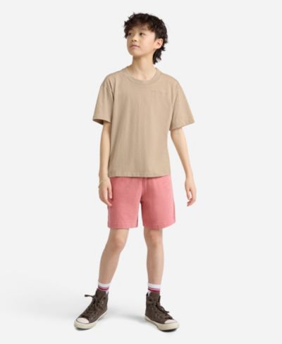 Детский трикотажный футболк abercrombie kids с эффектом выцветания