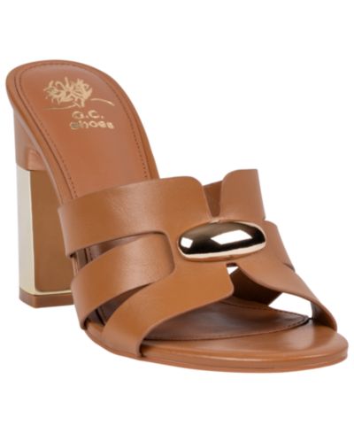 GC Shoes Женские сандалии Verona с металлическим акцентом и каблуком