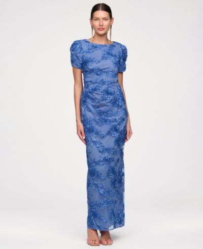 JS Collections Women's Oriana Short-Sleeve Gown