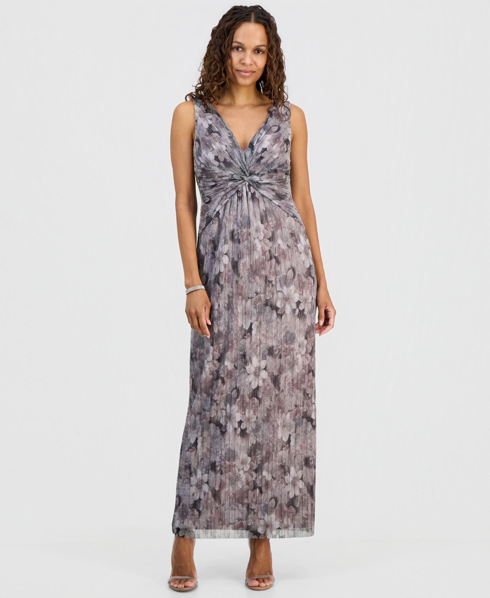 Платье Connected Petite Metallic Floral