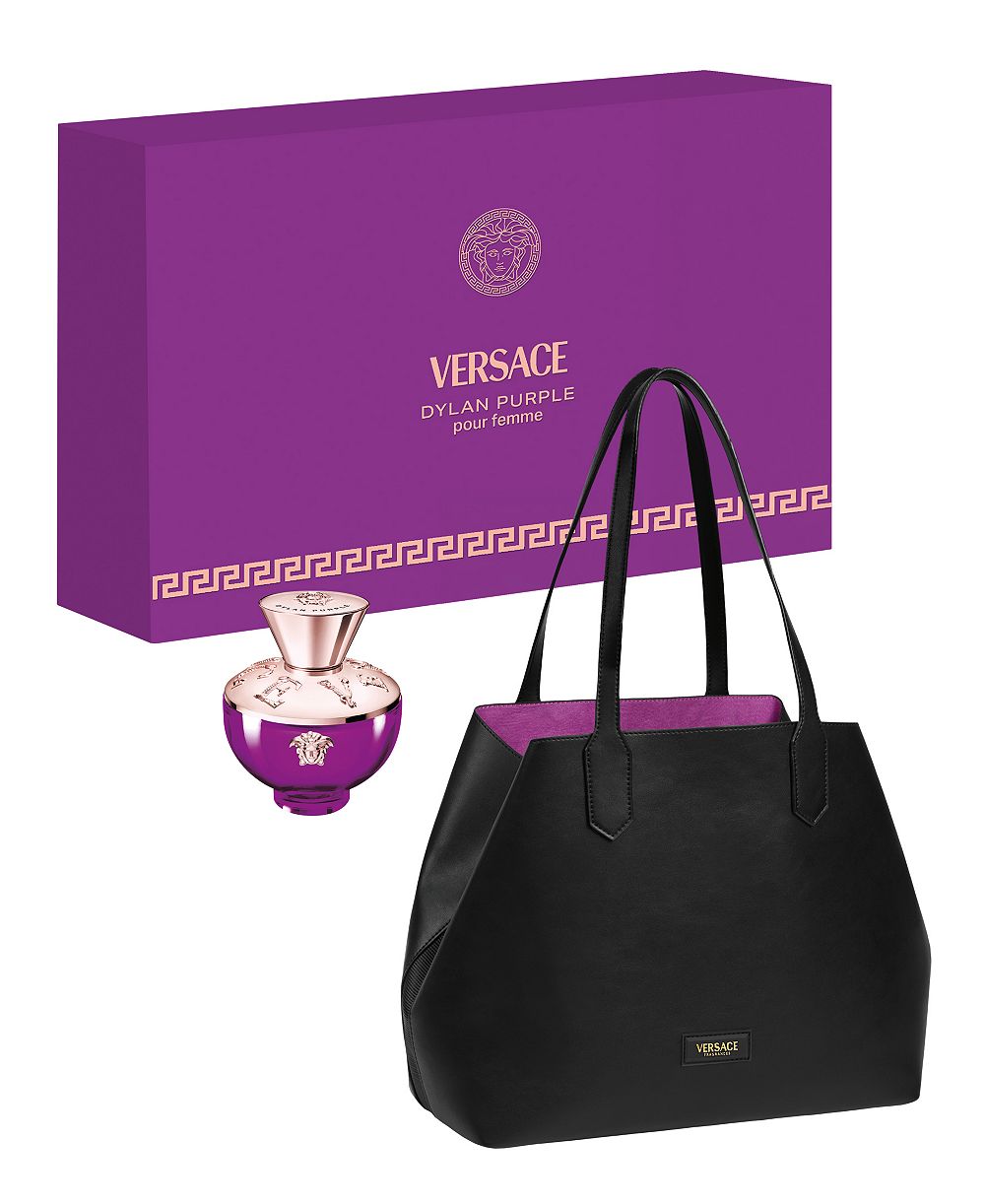 Versace 2-Piece Dylan Purple Eau de Parfum Summer Set with Tote Bag