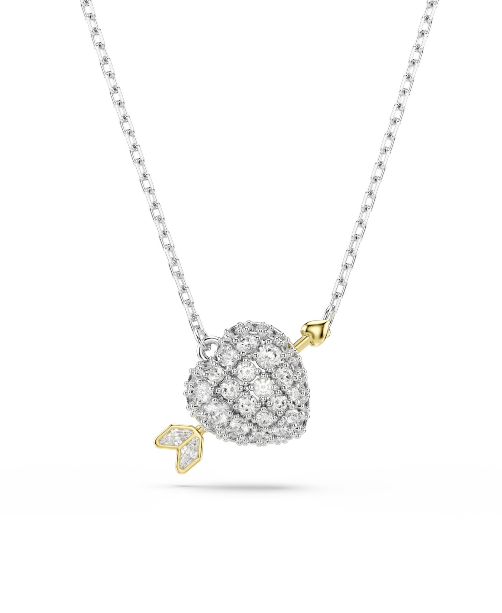 Swarovski Подвеска Idyllia с кристаллами и белым дизайном heart