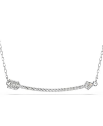 Подвеска Swarovski Mixed Cuts, Arrow, White, Rhodium Plated Idyllia