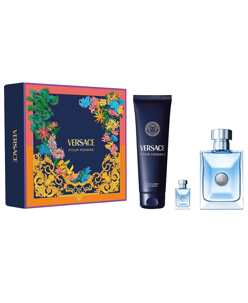 Versace Набор парфюмерии Pour Homme 3-Piece Gift Set