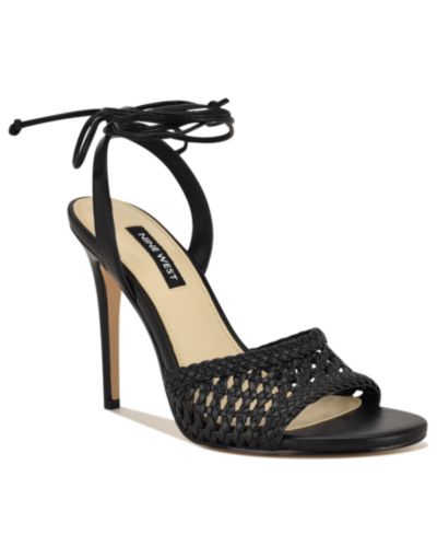 Nine West Женские босоножки Merta с завязками и высоким каблуком