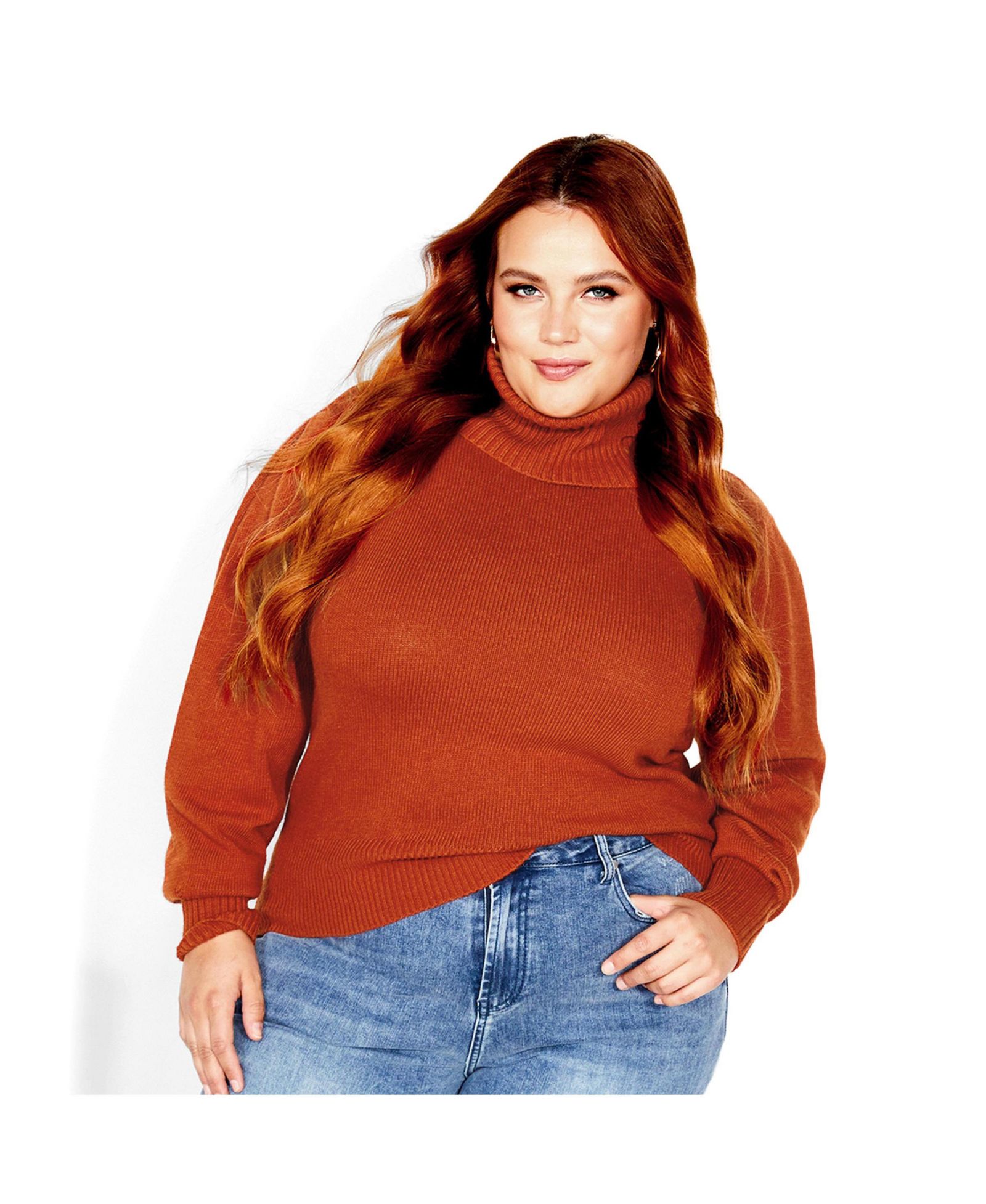 Свитер Plus Size CITY CHIC Softly Sweet