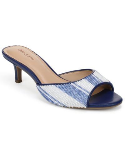 On 34th Women's Celeena Beaded Slide Dress Sandals, Macy's Exclusive