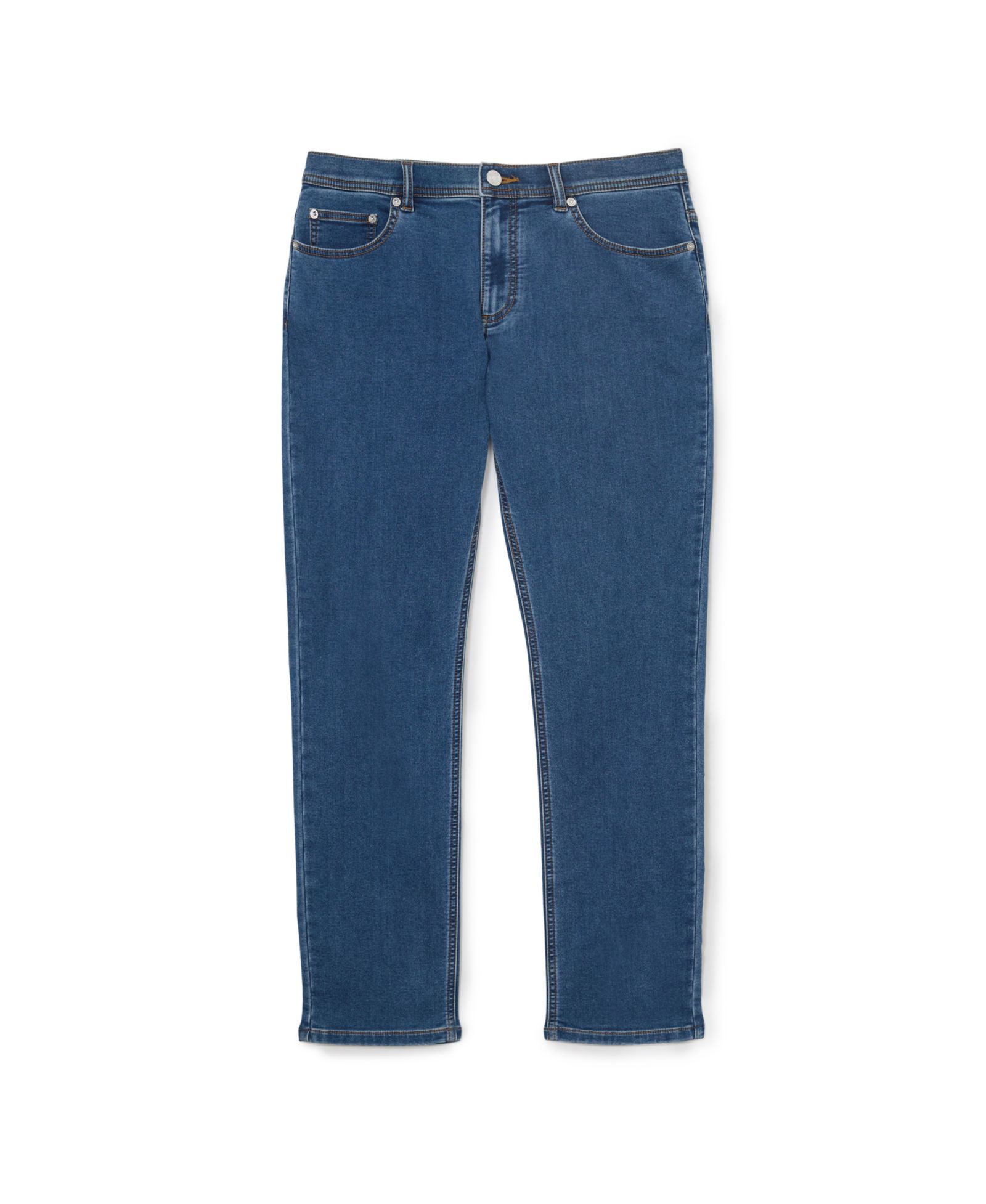 REISS Men's Bishopsgate Soft-Stretch Straight-Leg Jeans