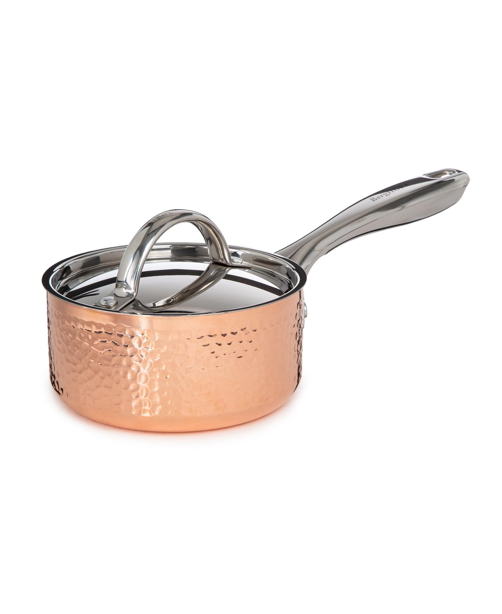BergHOFF Сотейник Vintage Tri-Ply Copper 5.5" 1qt. с крышкой, Hammered