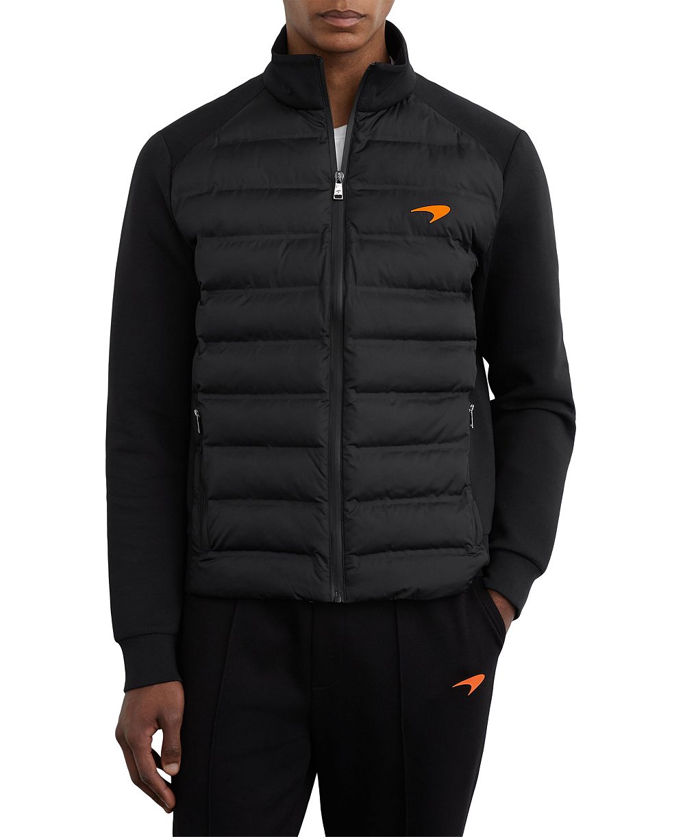 REISS Men's Mayer McLaren Racing Hybrid Quilted Jacket