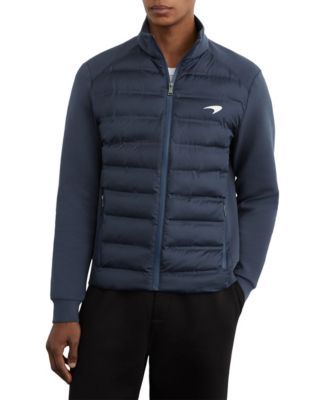 REISS Men's Mayer McLaren Racing Hybrid Quilted Jacket