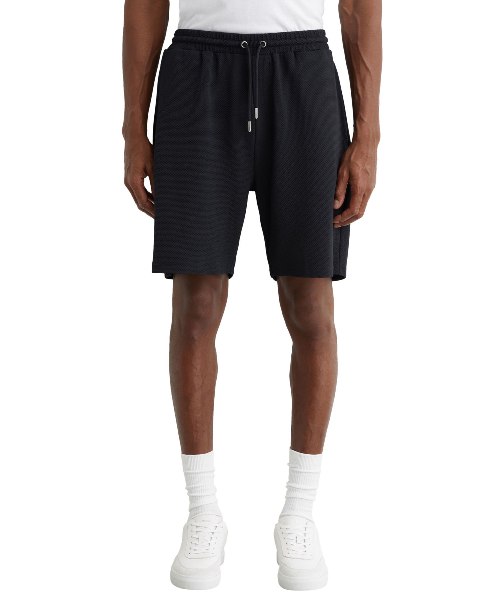REISS Men's Tavolla Textured Drawstring Shorts