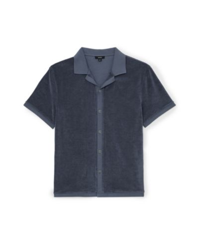 REISS Men's Eden Toweling Shirt