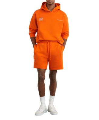 REISS Men's Rowan McLaren Racing Heavyweight Graphic Hoodie