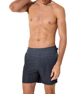 REISS Men's Darli Ombré Geometric-Print Swim Shorts