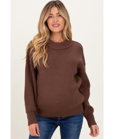Pinkblush Women's Wide Neck Drop Shoulder Sweater