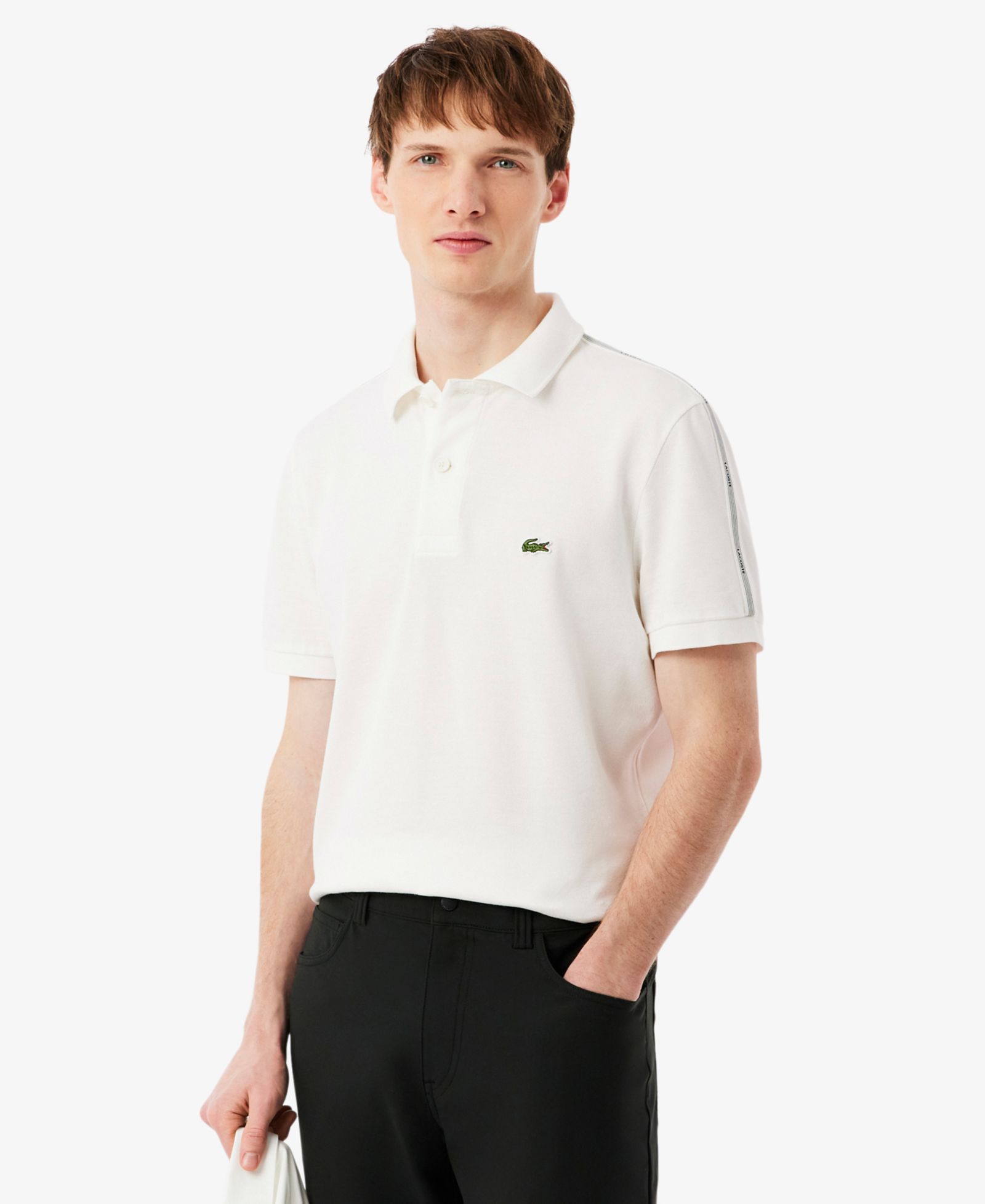 Мужская рубашка-поло Lacoste Regular-Fit с коротким рукавом