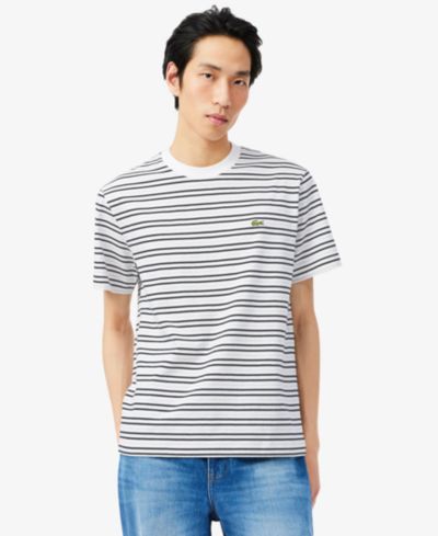 Футболка Lacoste Men's в полоску с коротким рукавом