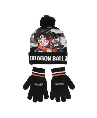 Детский комплект из вязаной шапки и перчаток Dragon Ball Z Goku Youth из 2 предметов