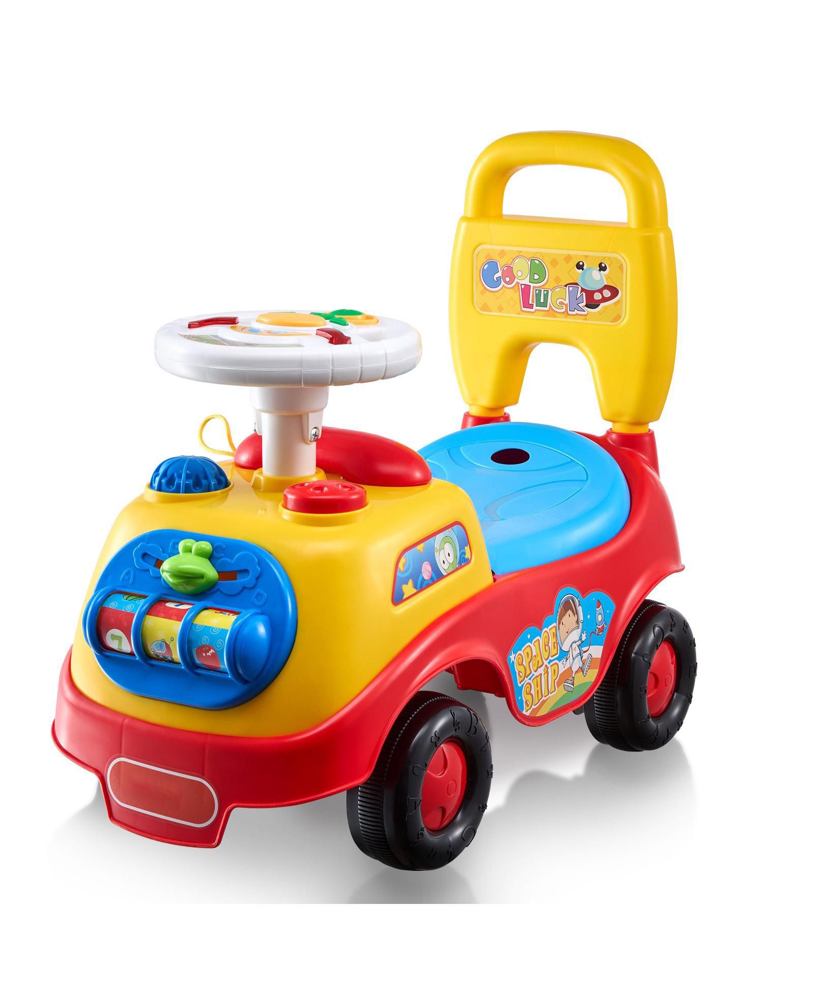 Детская машина Mecale Ride On Push Car с музыкой и хранением