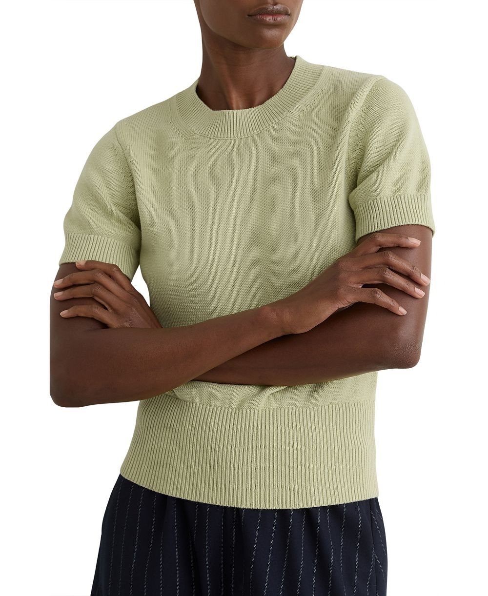 REISS Women's Anita Wool Crewneck Sweatshirt