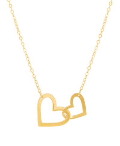 Подвеска-кулон Italian Gold Heart в желтом золоте 10k
