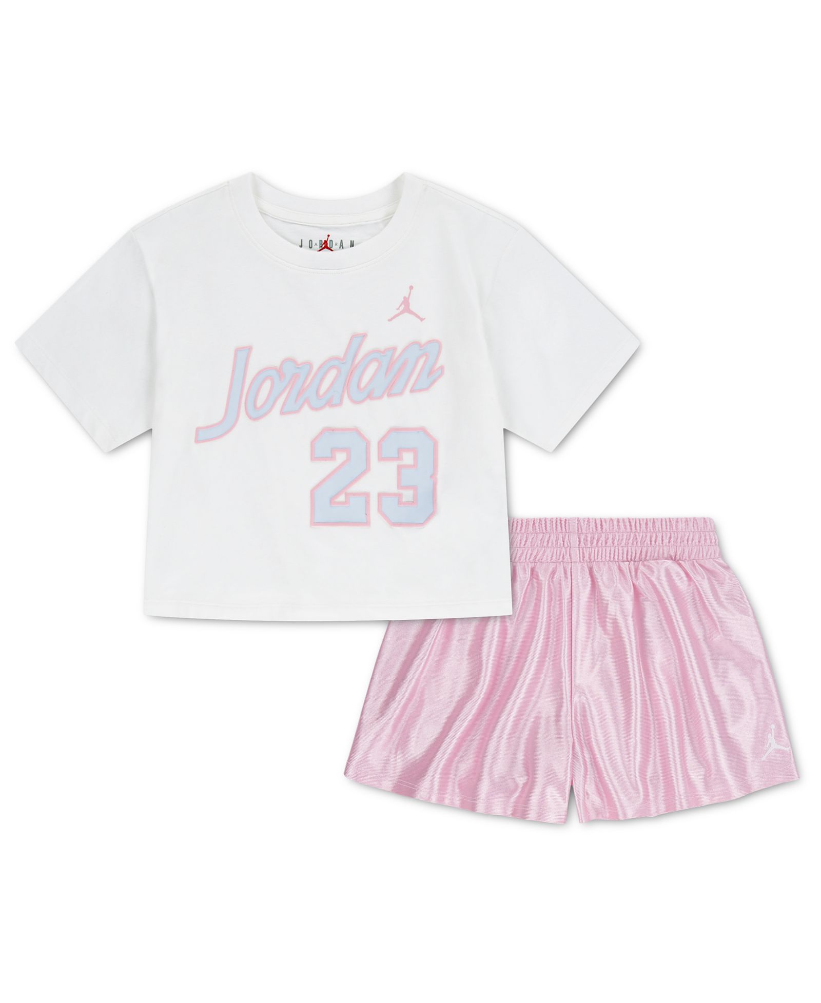 Jordan Детский комплект из футболки и шорт Durasheen Crewneck 2-Piece Set