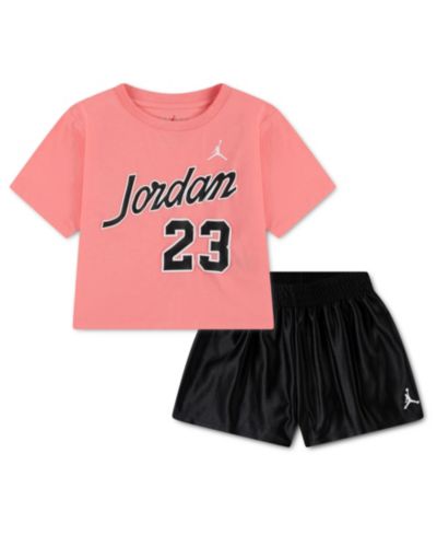 Jordan Детский комплект из футболки и шорт Durasheen Crewneck 2-Piece Set