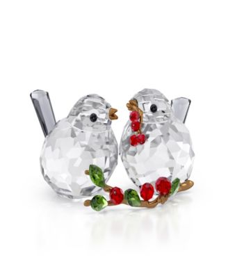 Swarovski Idyllia Bird Couple and Berries Crystal Figurine