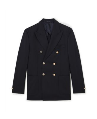 REISS Men's Captain Peak Hopsack Blazer