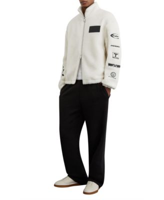 REISS флисовая куртка Men's Nylo Logo Embroidered