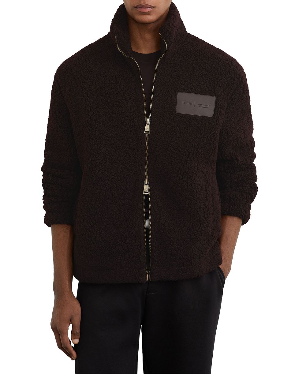 REISS Men's Mach McLaren Racing Motorsport Fleece Jacket