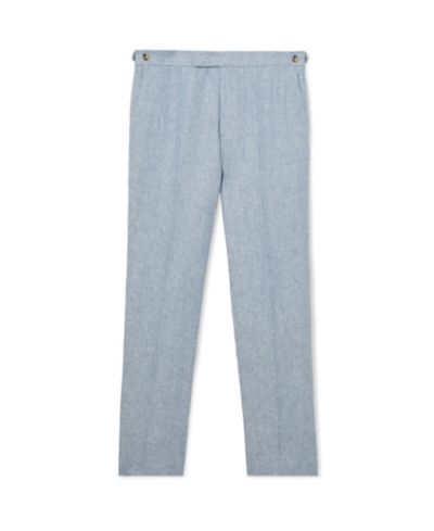 Мужские брюки REISS Atlantic Tailored-Fit Linen-Twill Suit
