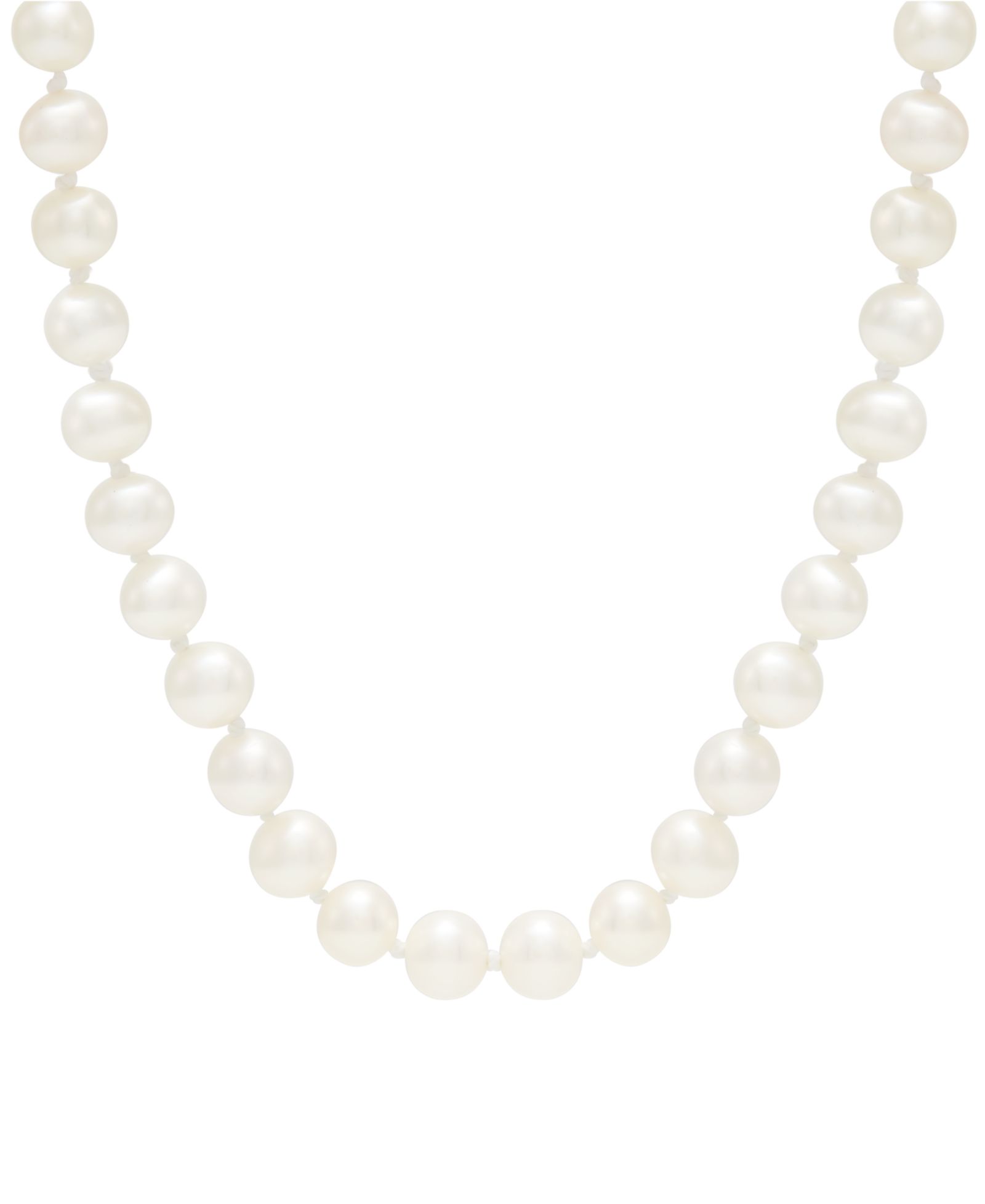 Ожерелье Honora White Cultured Freshwater Pearl (5-6mm) 20" в 14k Yellow Gold