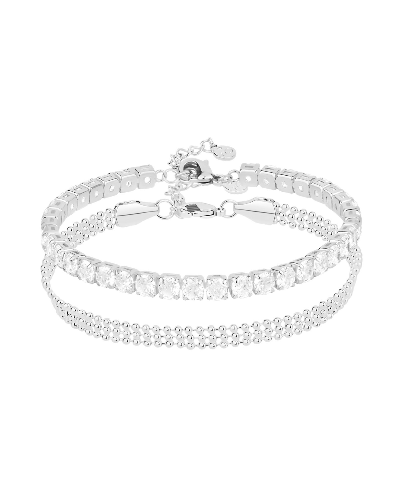 Браслет And Now This Cubic Zirconia Tennis Duo
