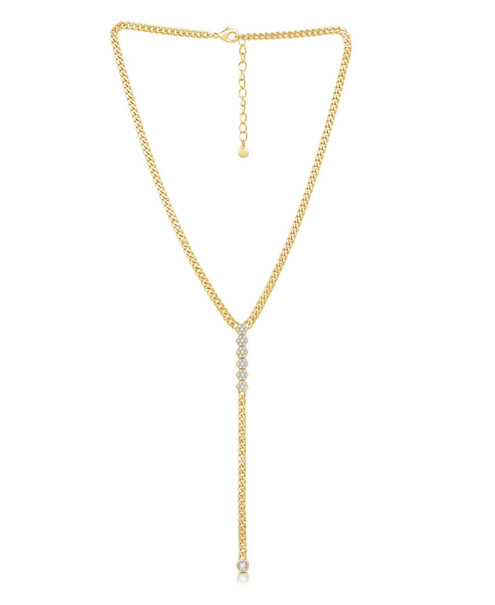 And Now This Cubic Zirconia Y-Neck Drop Necklace