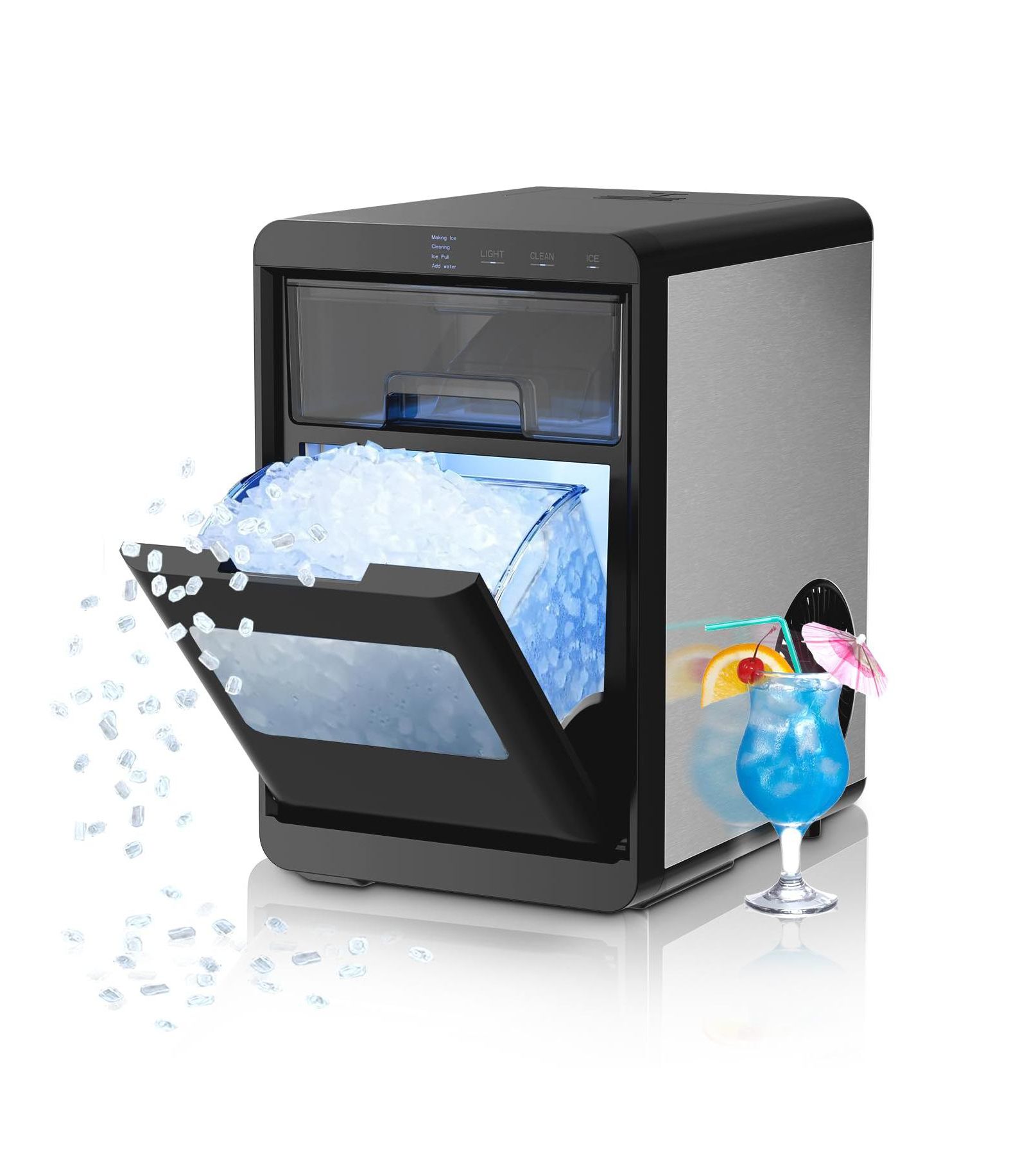 Ледогенератор Cowsar Nugget Ice Maker, 44-Lb./Day, Self-Cleaning