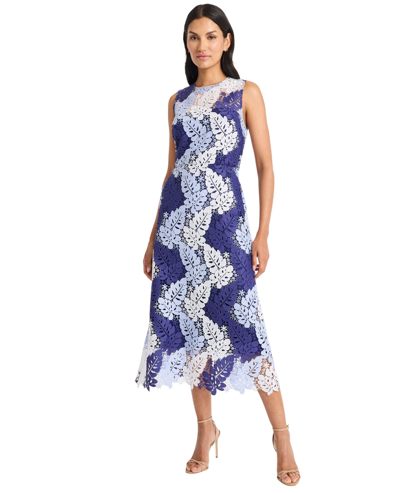 Миди-платье Maggy London Women's Sleeveless Lace