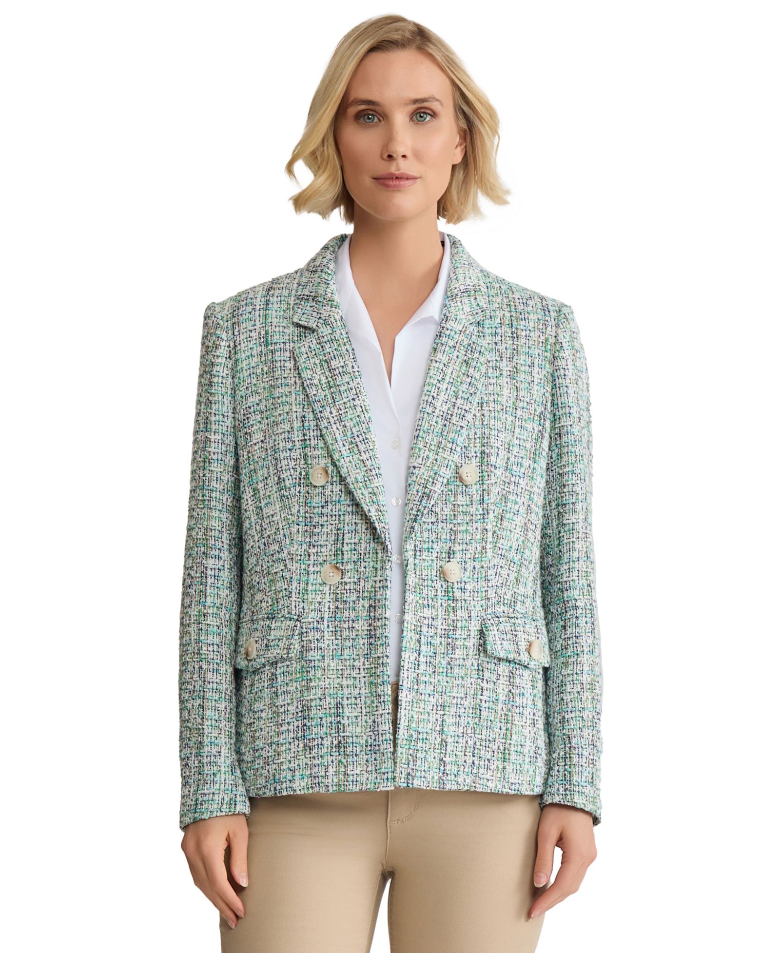Jones New York Petite Жакет с открытым передом