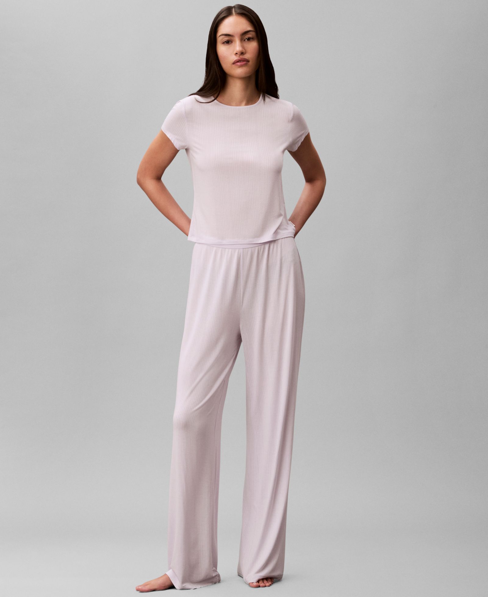 Calvin Klein Women's Wide-Leg Sleep Pajama Pants QS7615