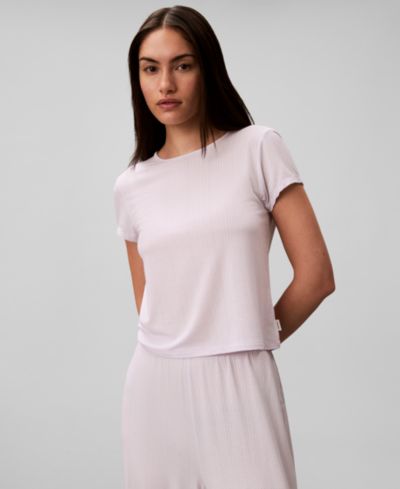 Calvin Klein Women's Baby Crewneck T-Shirt QS7618