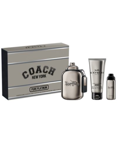 Подарочный набор парфюмерии COACH Pure Platinum Eau de Parfum Spray, 3 предмета