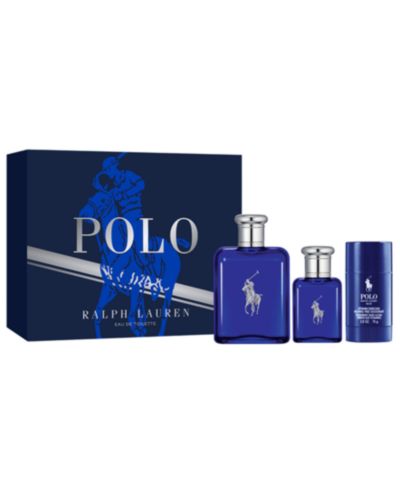 3-Piece Polo Blue Eau De Toilette Gift Set с дезодорантом