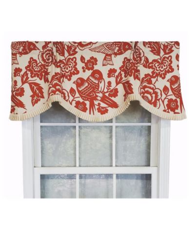 RLF Home декоративный оконный карниз Lovebird 50" x 17"