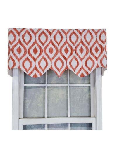 Валанс RLF Home Zamya Regal, премиальное качество, 50" x 17", Tangerine